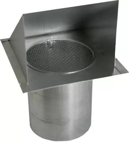 11088 4"X11" HD GALVANIZED FRESH
AIR INTAKE W/SCREEN