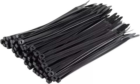110862 8" BLACK CABLE TIES 1000/PK