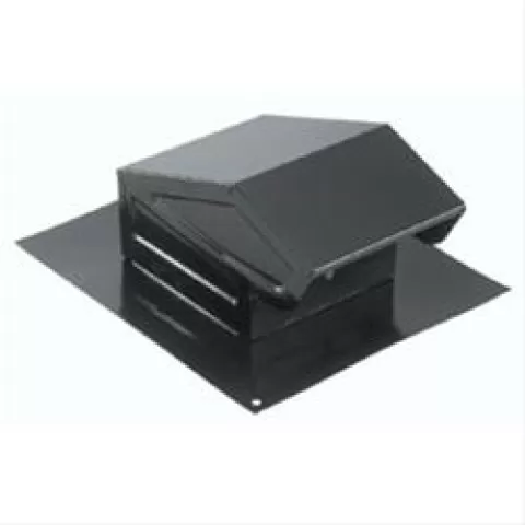 634M BROAN 6" STEEL BLACK ROOF CAP