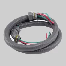 3/4"X6' WHIPKIT METAL ENDS #8 WIRE