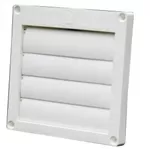 6" WHITE PLASTIC DRYER VENT W/O
PIPE #110838
