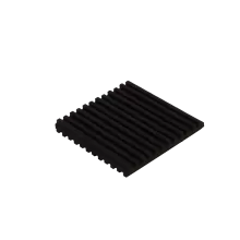 3"X3"X3/8" ALL RUBBER PAD MP-3