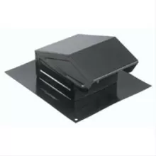 634M BROAN 6" STEEL BLACK ROOF CAP