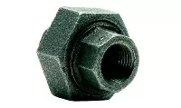 1/2" BLK MALL BRASS SEAT UNION
