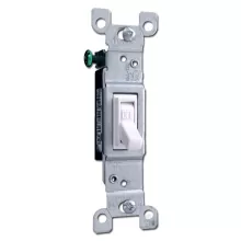 15AMP 120V STANDARD TOGGLE SWITCH
WHITE #625-13017W