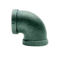 3/4" BLK MALL 90DEG ELBOW