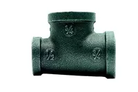 1"X1"X1/2" BLK MALL REDUCING TEE