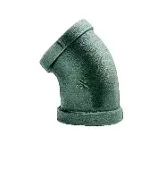 1/2" BLK MALL 45DEG ELBOW