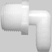 TEA-2416 3/4"MPTX1/2" BARB ELBOW