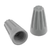 GRAY WIRE NUT 22-16 AWG 300V
100/BX #623-001